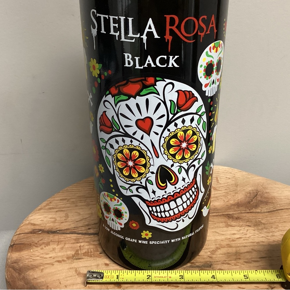 🔴 Stella Rosa Black Limited Edition Bottle - Huge - Heavy - Unique - Empty - Picture 13 of 16